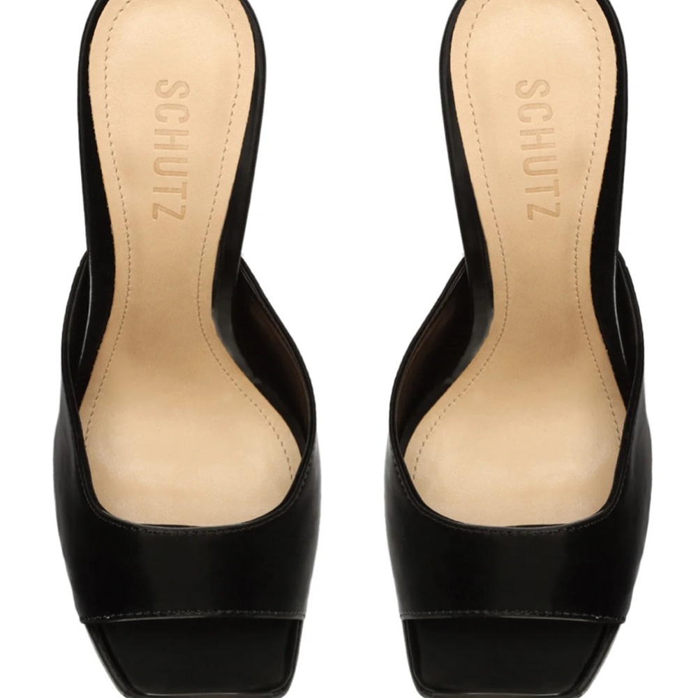 Schultz Adrina black platform shoes size 7